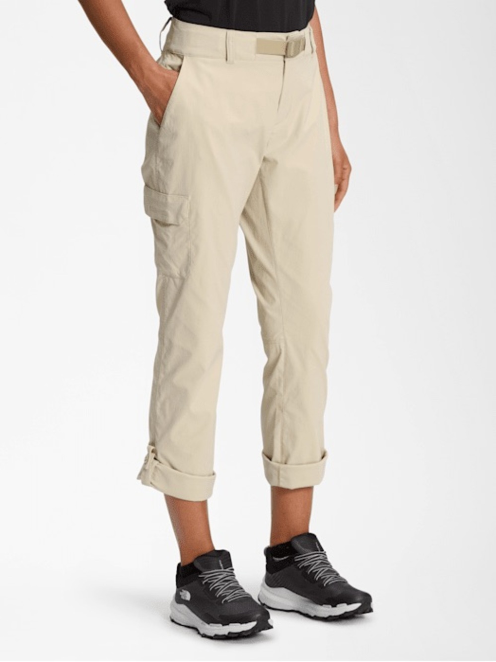 The north face W Paramt Mr Pant cargo convertible gravel